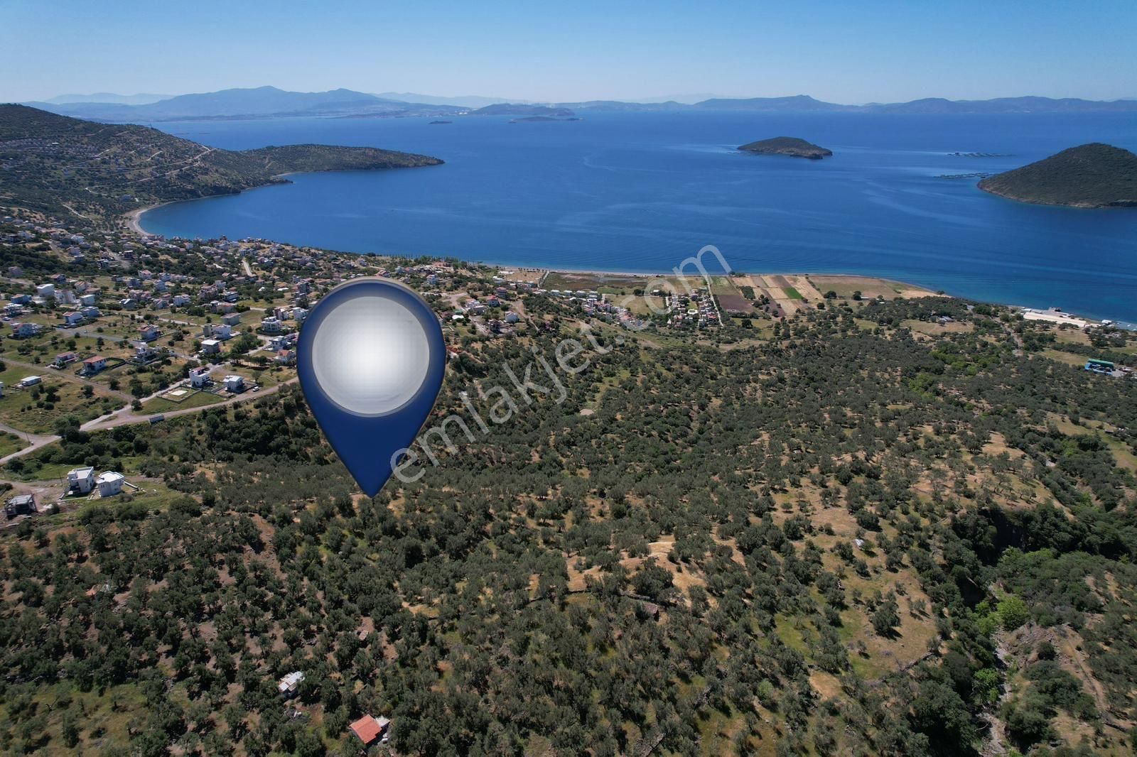 İzmir Deniz Köyde Ada Ve Deniz Manzaralıyatırımlık Arazi Turizm İmarlı 110 Dönüm Fiyat:187.000.000