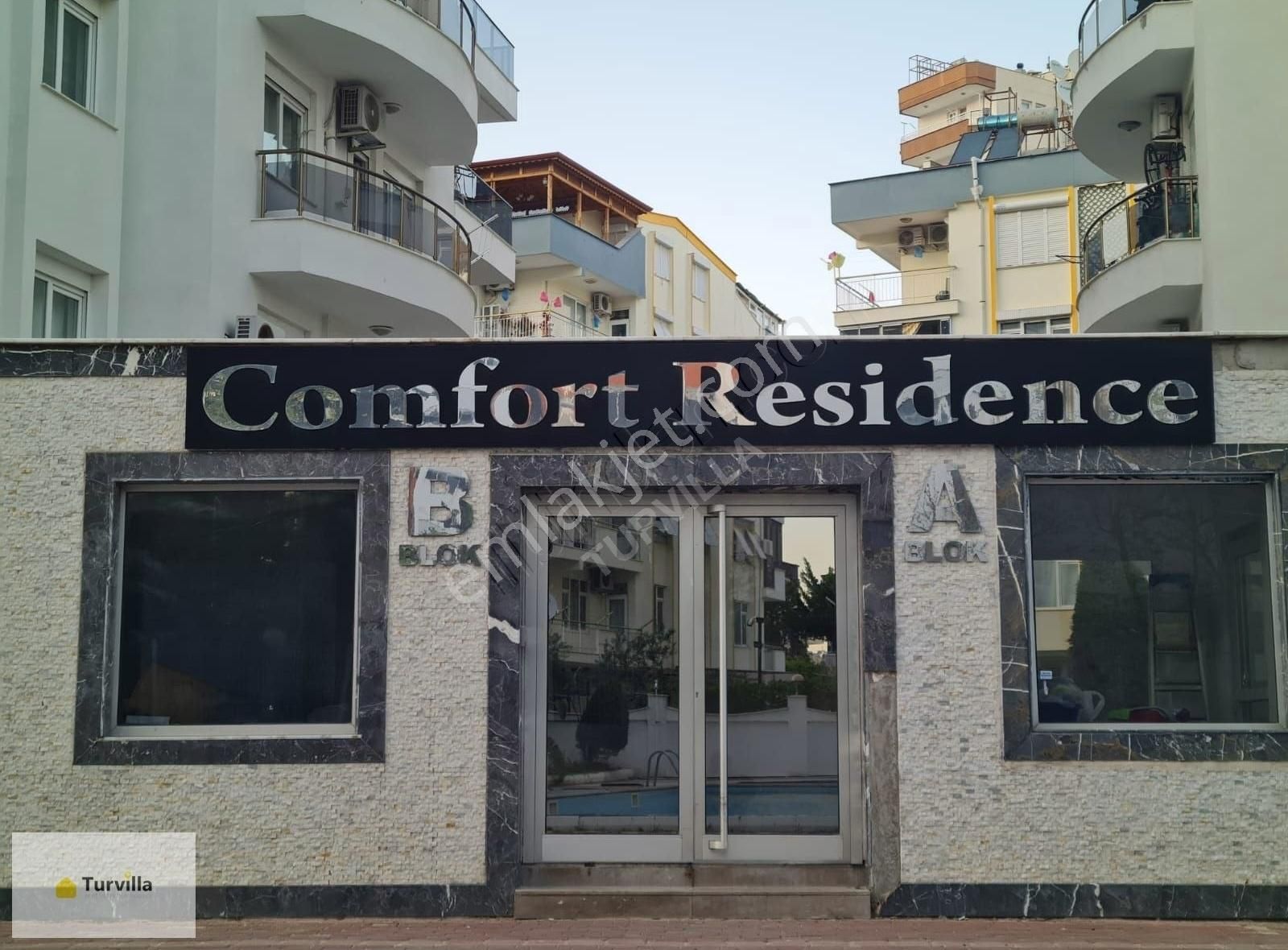 Turvilla'dan Konyaaltı Hurma Comfort'ta 1+1 Satılık Daire