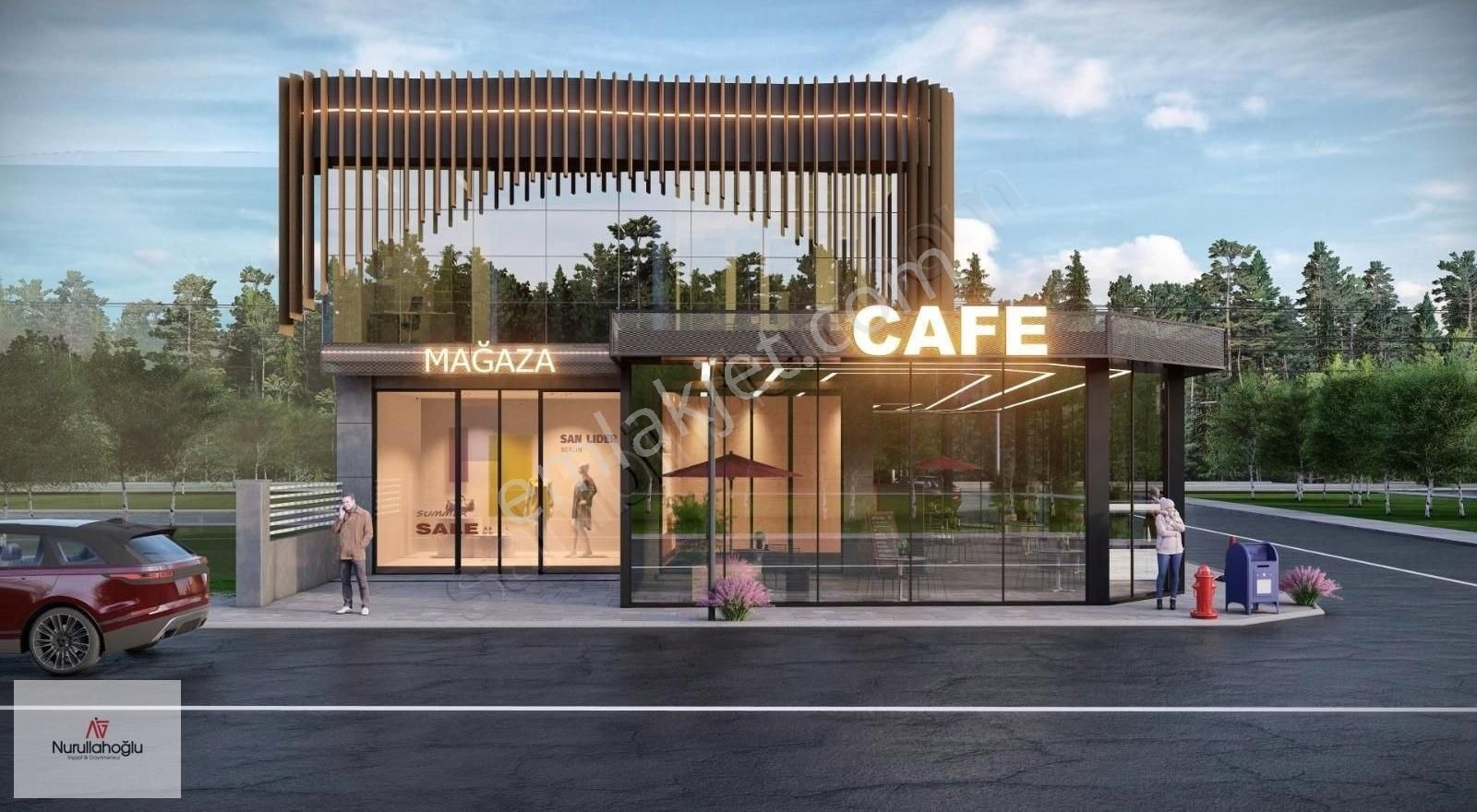 Meram Kafe'ler Cadde'si Yeni Projede 250 M2 Satılık Bahçeli Dükkan - Görsel 2