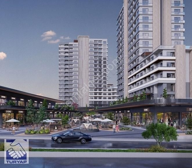 Yaşamkent Bordo Şerefiyesi Yüksek Çift Cephe Ara Kat 1+1 Daire