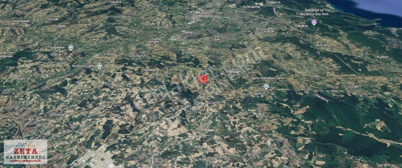 Kandıra Nefsıyedeş Köyün'de 1.289 M2 Köy Yerleşimine Yakın - Görsel 7