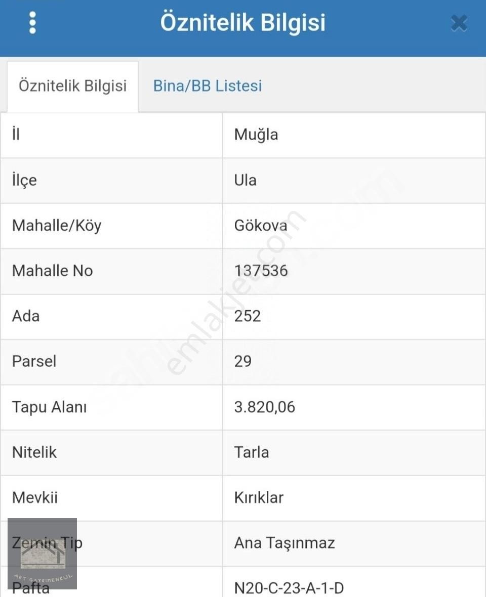 Gökova Da Yatırımlık Arazi