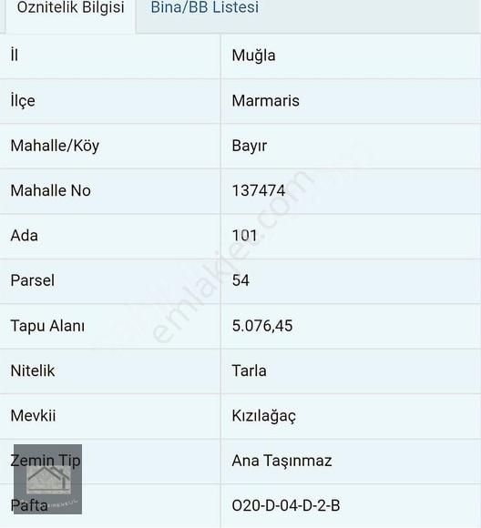 Yatırımlık Fırsat Arazi