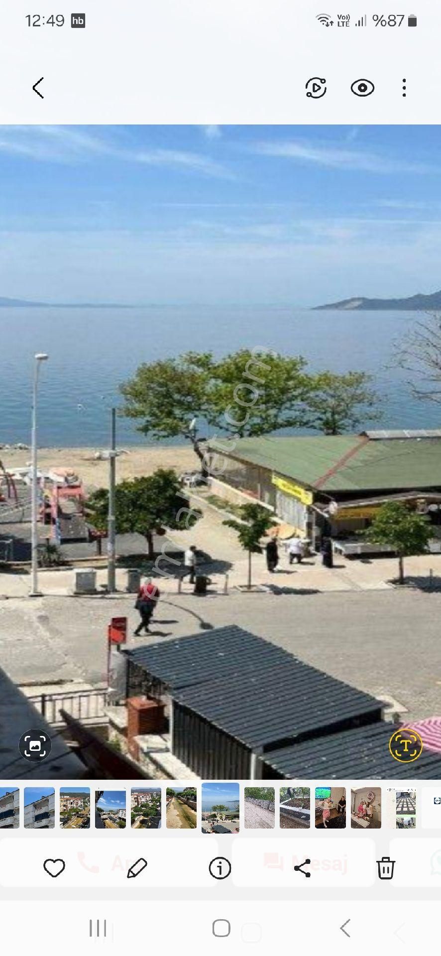 Gemlik K.kumla Feyza Emlaktan Satılık Deniz Manzaralı Daire