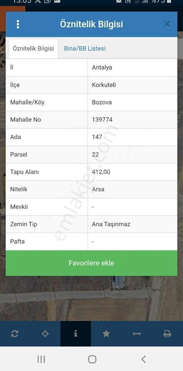 Bozovada Sogukhava Yakını 857 M² Guney Cephelı Asvalta Cephe