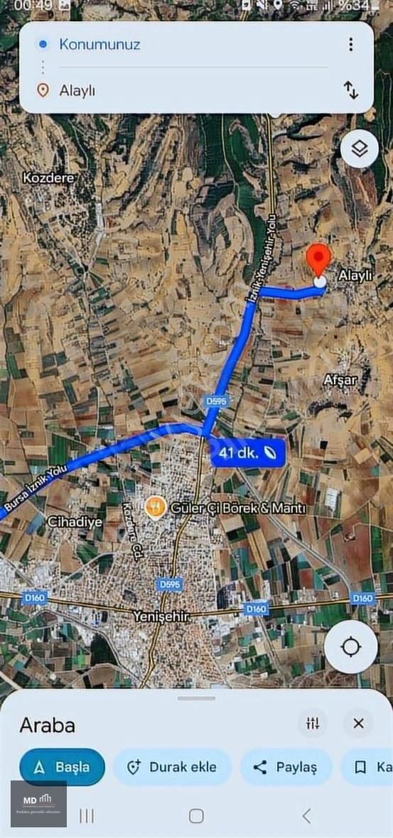 Bursa Yenişehir Alaylı Köyünde Toplam 19.375m² Köy İmarlı Tarla - Görsel 21