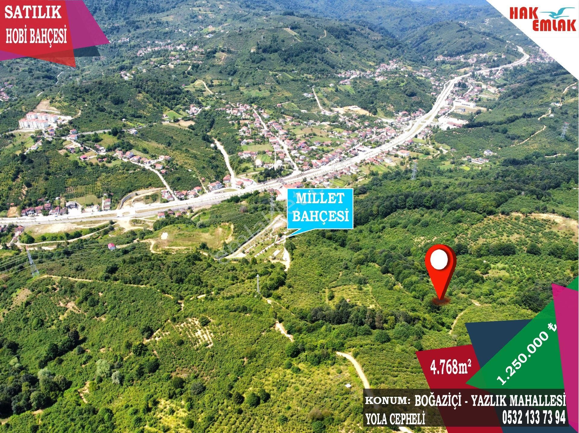 Hak Emlak'tan Yazlık Mah.de Satılık 4.768 M² Fırsat Hobi Bahçesi