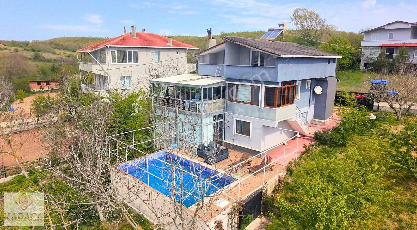 Karaca'dan Vize Balkaya'da Satılık Tripleks Villa