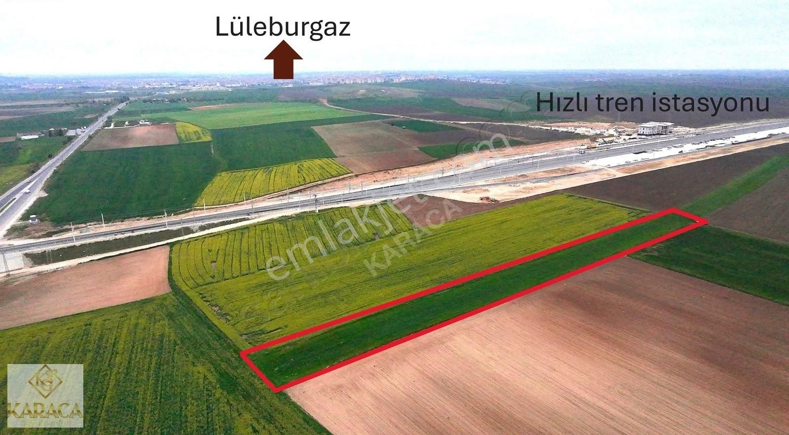 Karaca'dan Lüleburgaz Durak Mahallesinde Satılık Arsa