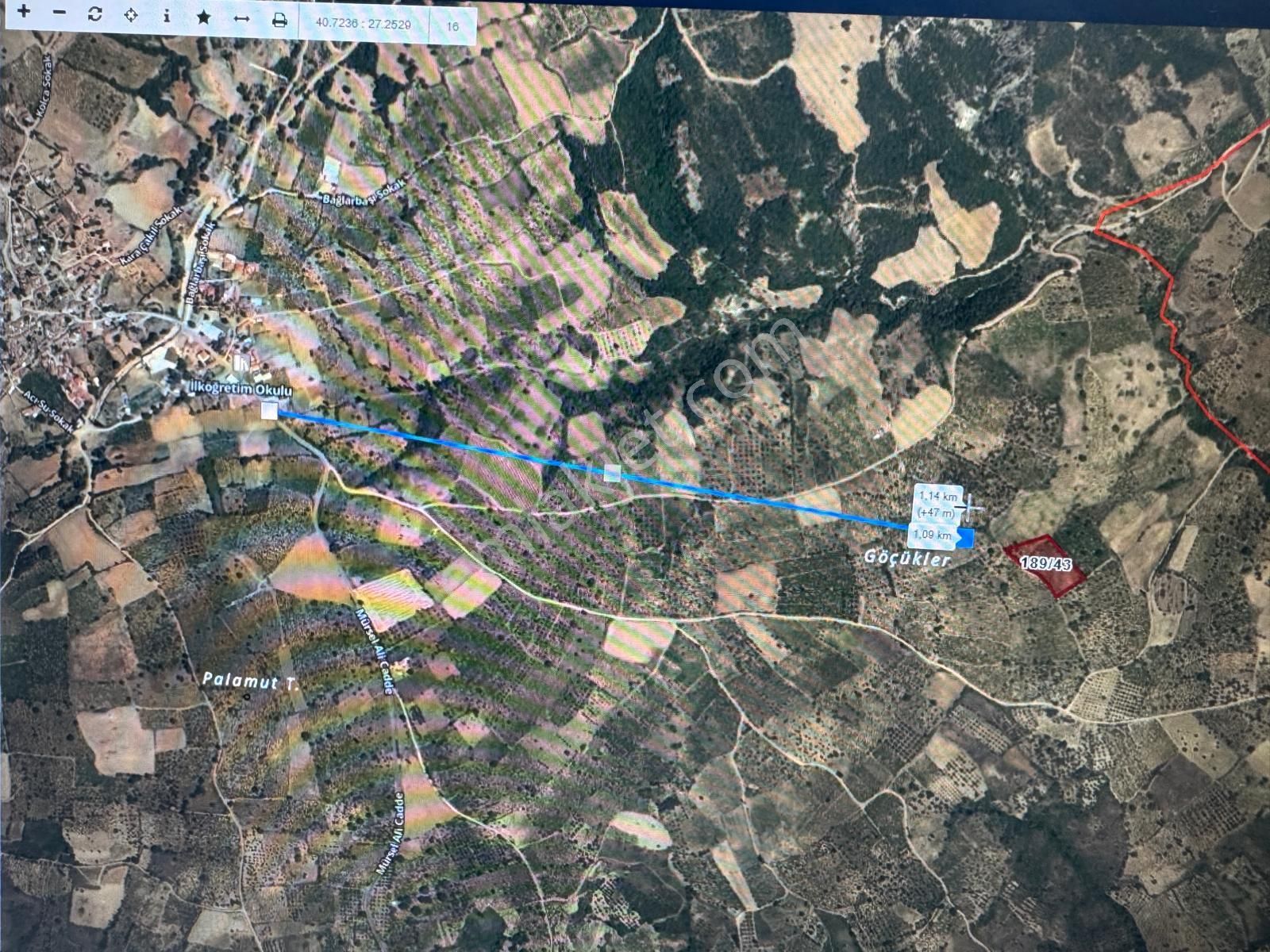 Mursallı Köy İçine 950 Metre Mesafede
