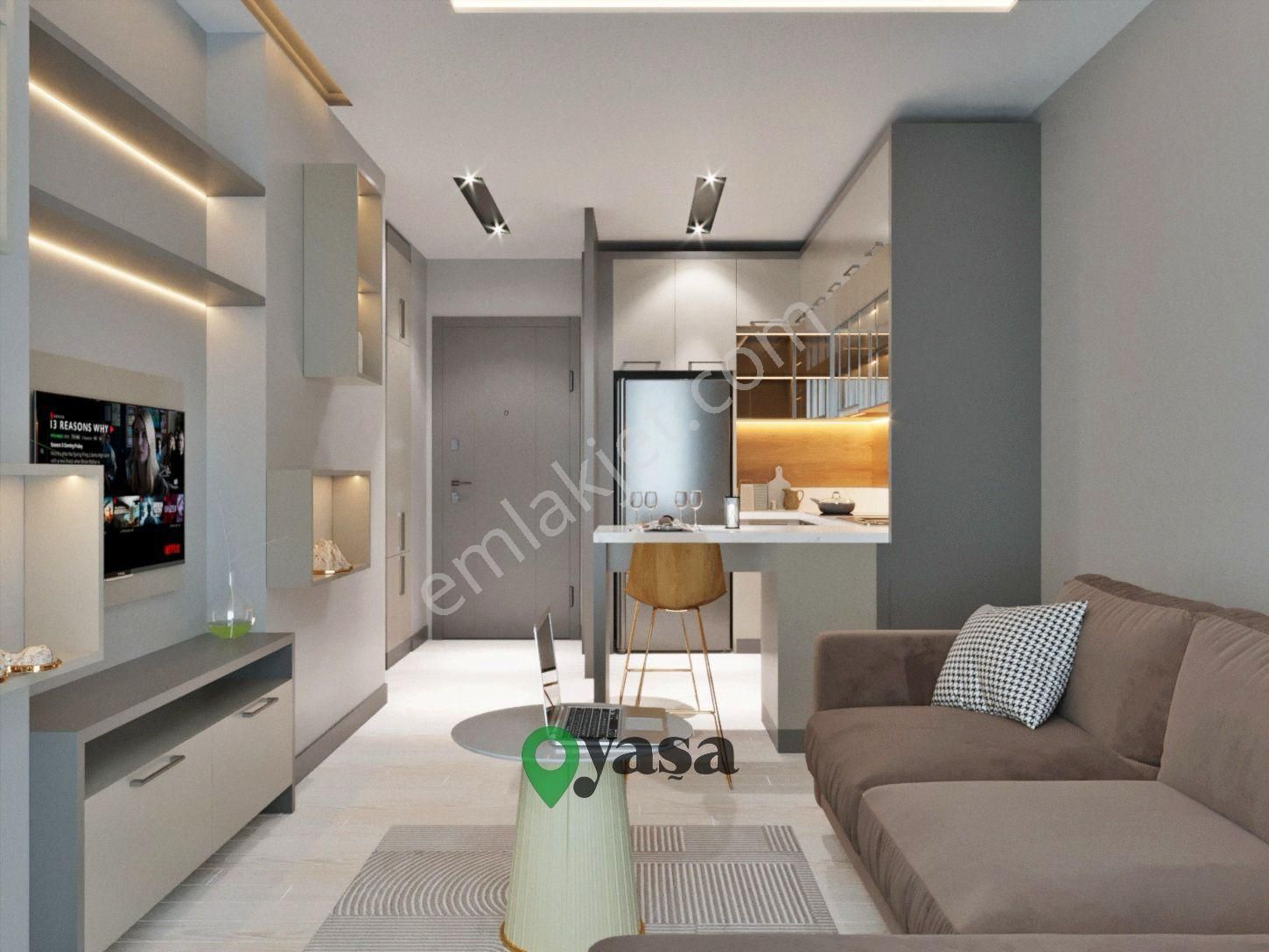 Yaşa Gyd - Yenişehir 34.cadde'de 1+1 Satılık Sıfır Lüks Daire