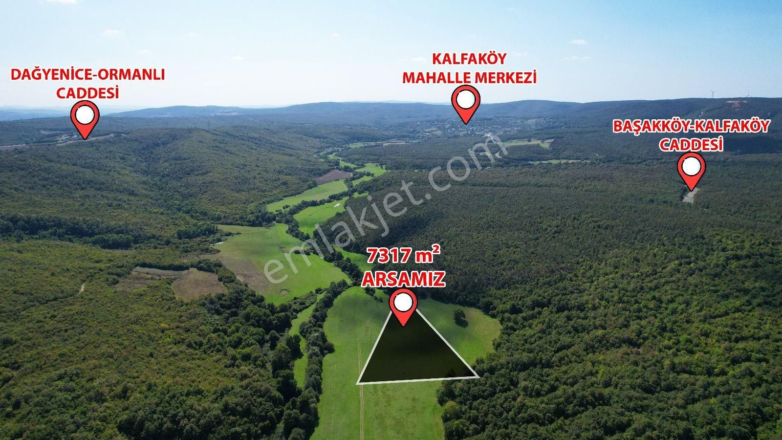 Çatalca Kalfa Köyü'nde Doğanın Kalbinde 7.317 M² Tek Tapu Arsa - Görsel 25