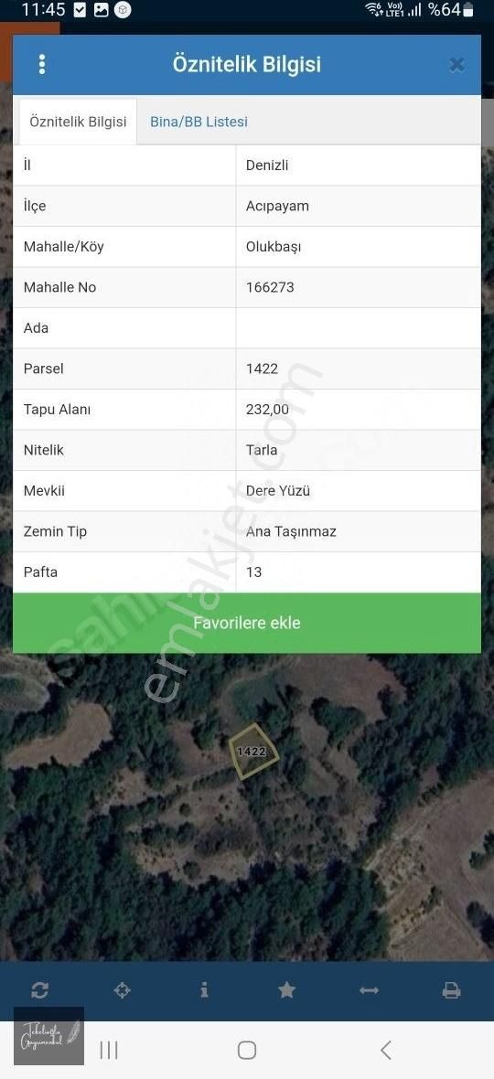 Acıpayam Olukbaşı Mahallesinde Yatırımlık Fırsat Araziler