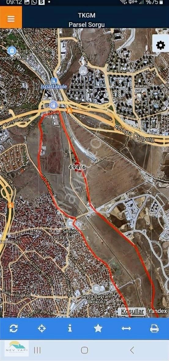 ** Nev Yapı Arsa Ofisinden 1600 Metrekare **