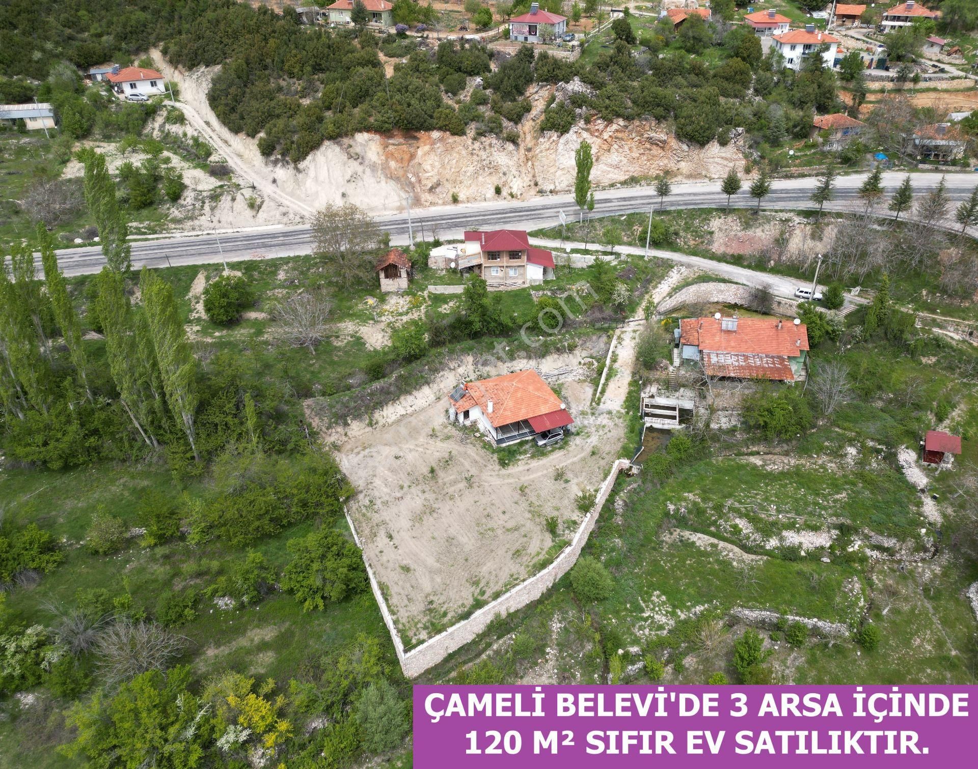 🦋lobby Fortis'ten Satılık Çameli Belevi'de 3 Arsa Ve Sıfır Ev 1723 M²🦋