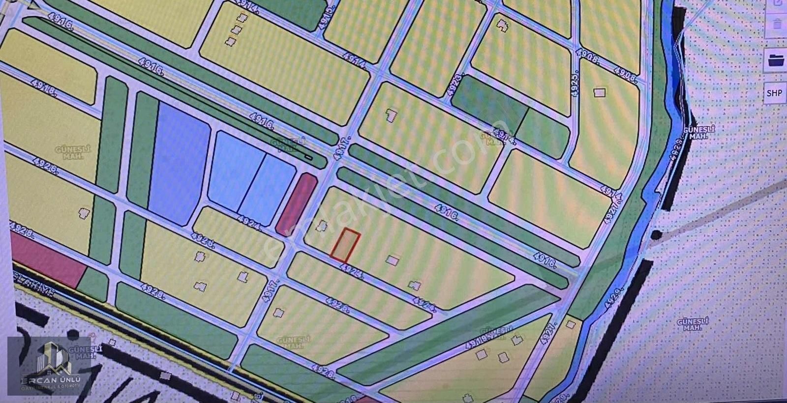 Ercan Ünlü 'den // Güneşli 'de 700 M2 Yatırımlık Villa Parseli - Görsel 5