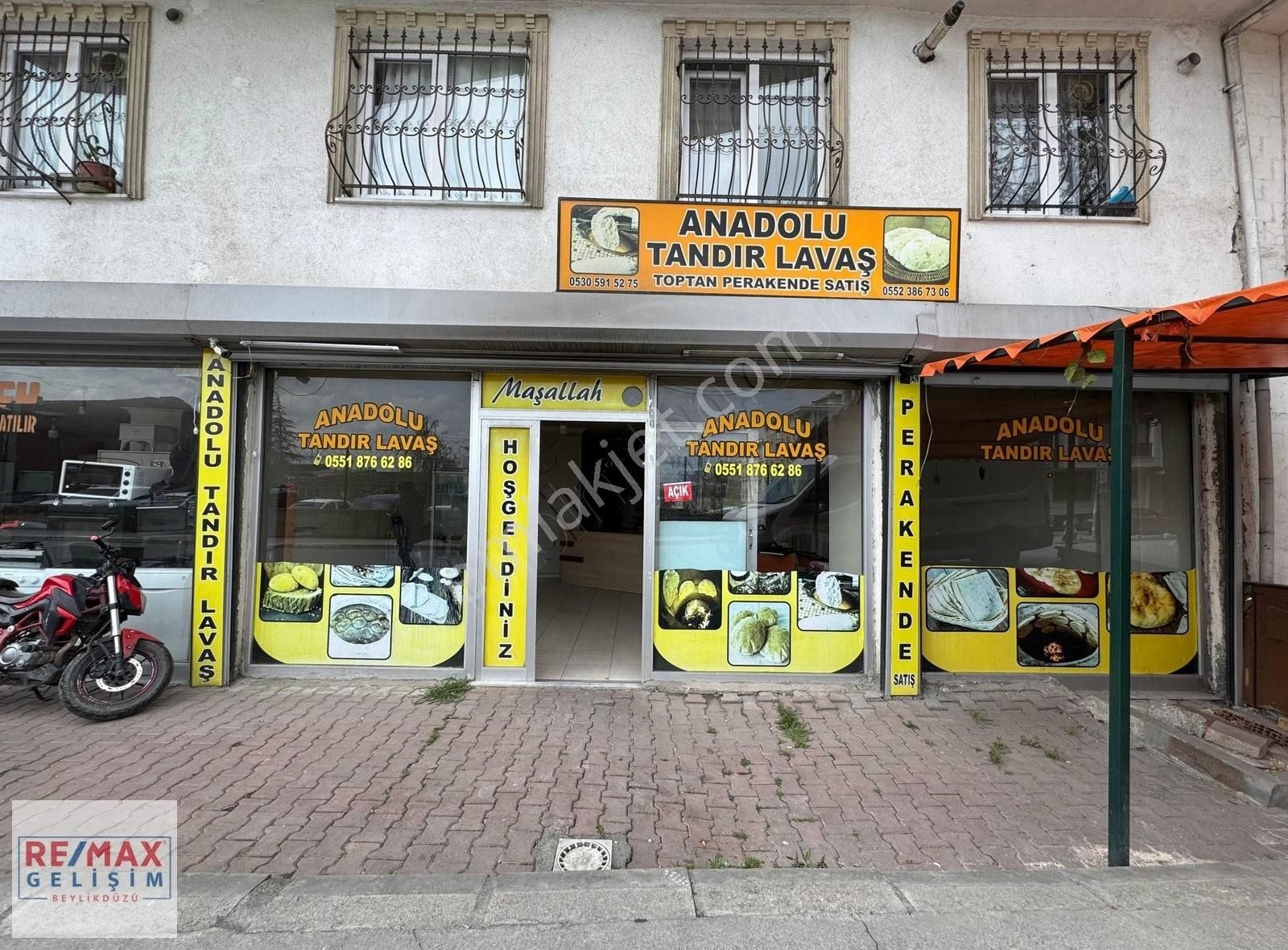 Remax Gelişim'den İncirtepe Mahallesi'nde Depolu Satılık Dükkan