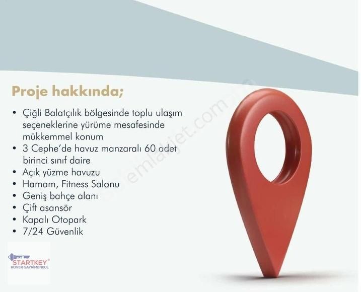 Çiğli Balatçık'da Projeden Satılık Sıfır 1+1 Daire - Görsel 7