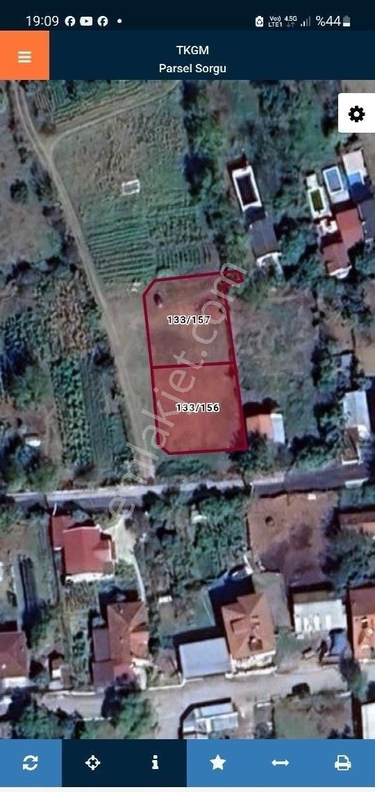 Akmeşede 792m2 %50 İmarı Mevcut Meskun Konut Alanında Arsa