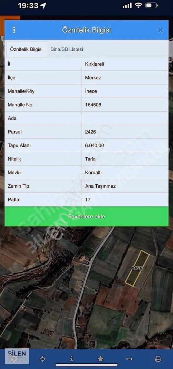 Yatırımlık Uygun Fiyatlı 538 M2 Arsa Merkeze 15 Dakika