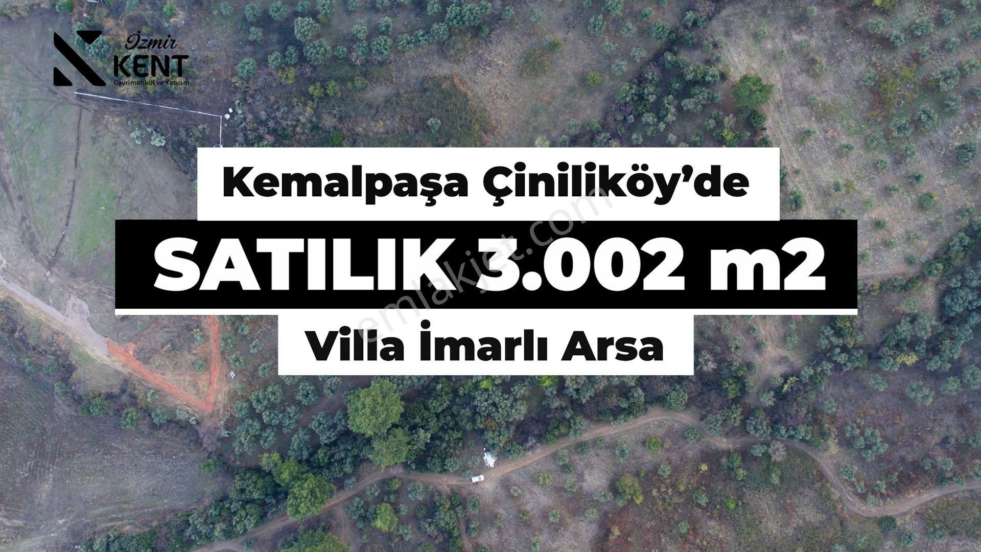 Kemalpaşa Çiniliköy Satılık 3.002 M2 Villa İmarlı Arsa