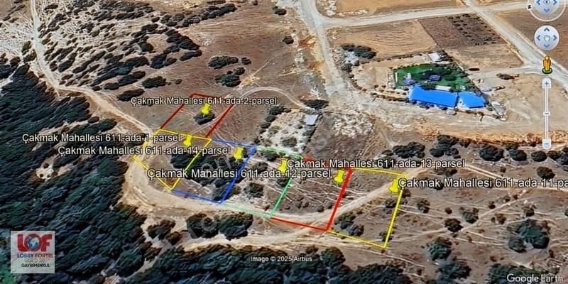 Lobby Fortisten Çakmakta Satılık 6 Parsel, 3.214 M2 B+2 Kat Arsa
