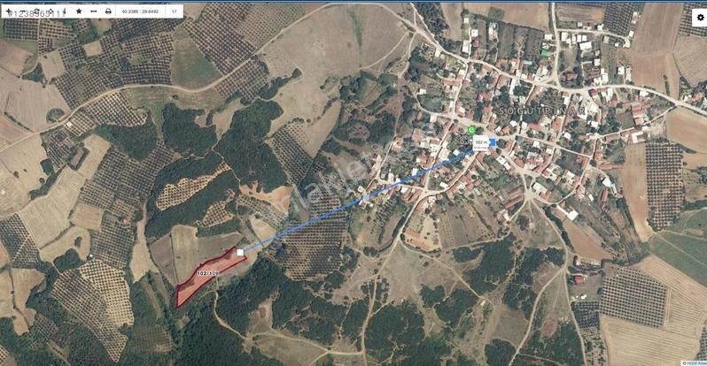 Sahibindenmudanya Söğütpınarda Yatırımlık Köy İçindesatılıktarla