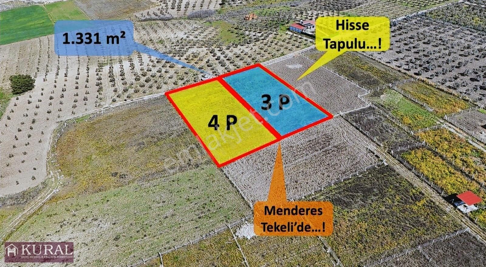 Tekeli 2 Ada 1 Parselde 1332 M2 Hisse Tapulu Yolu Var Menderes