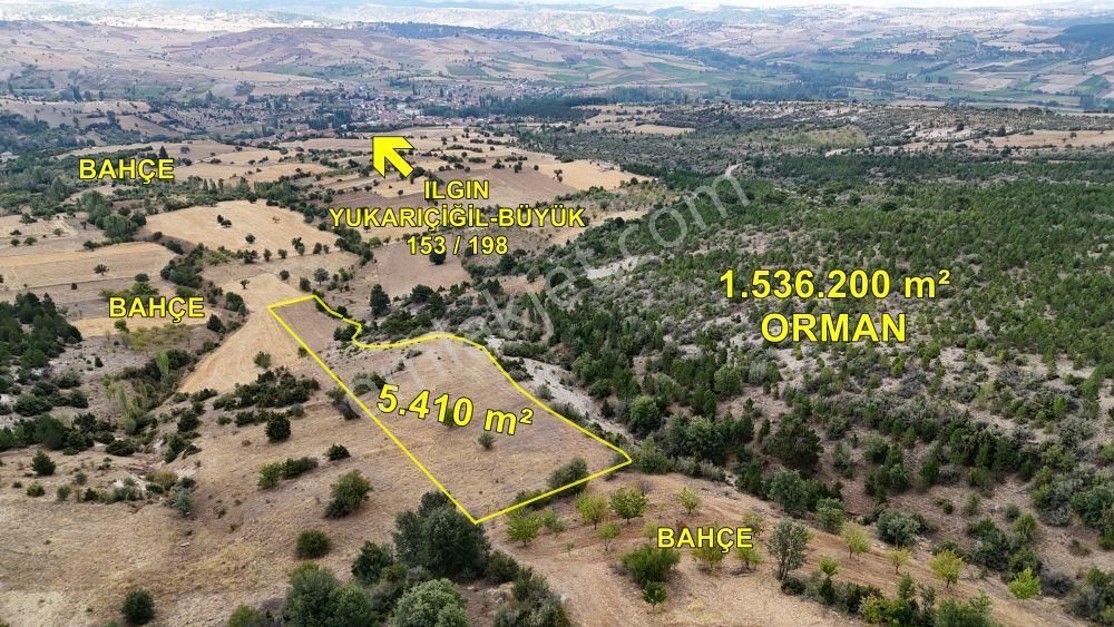 Konya / Ilgın / Yukarıçiğil-büyük De 5.410 M² Müstakil Tarla