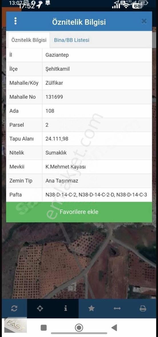 Fast'ten Zülfikarda Ana Cadde Üstü Fırsat Arazi!!