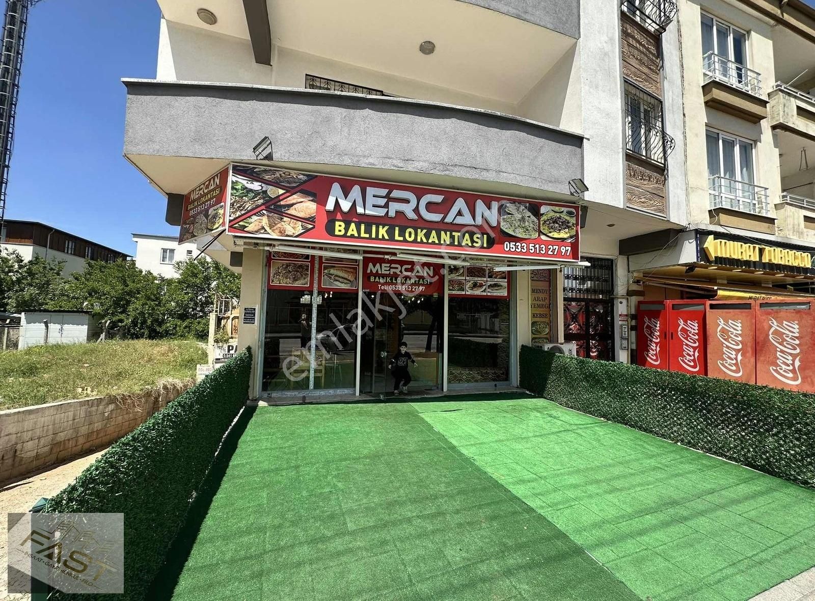 Fast'ten Binevlerde Komple Satılık Dükkan