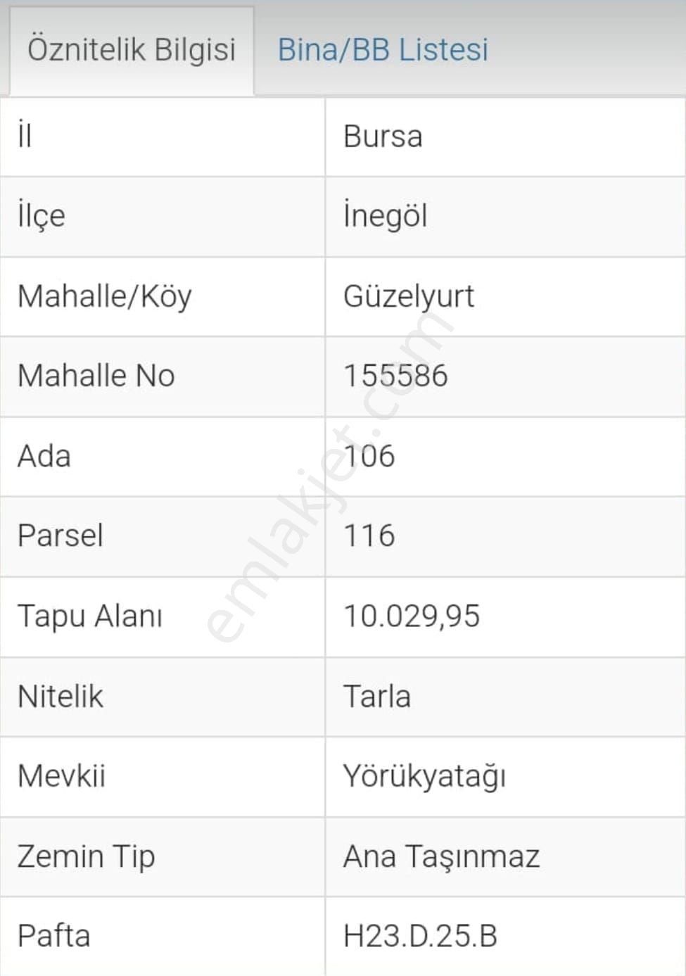 Satılık Tarla – Bursa İnegöl Güzelyurt’ta 10 Dönüm Üzerinde Fırsat Arazi!