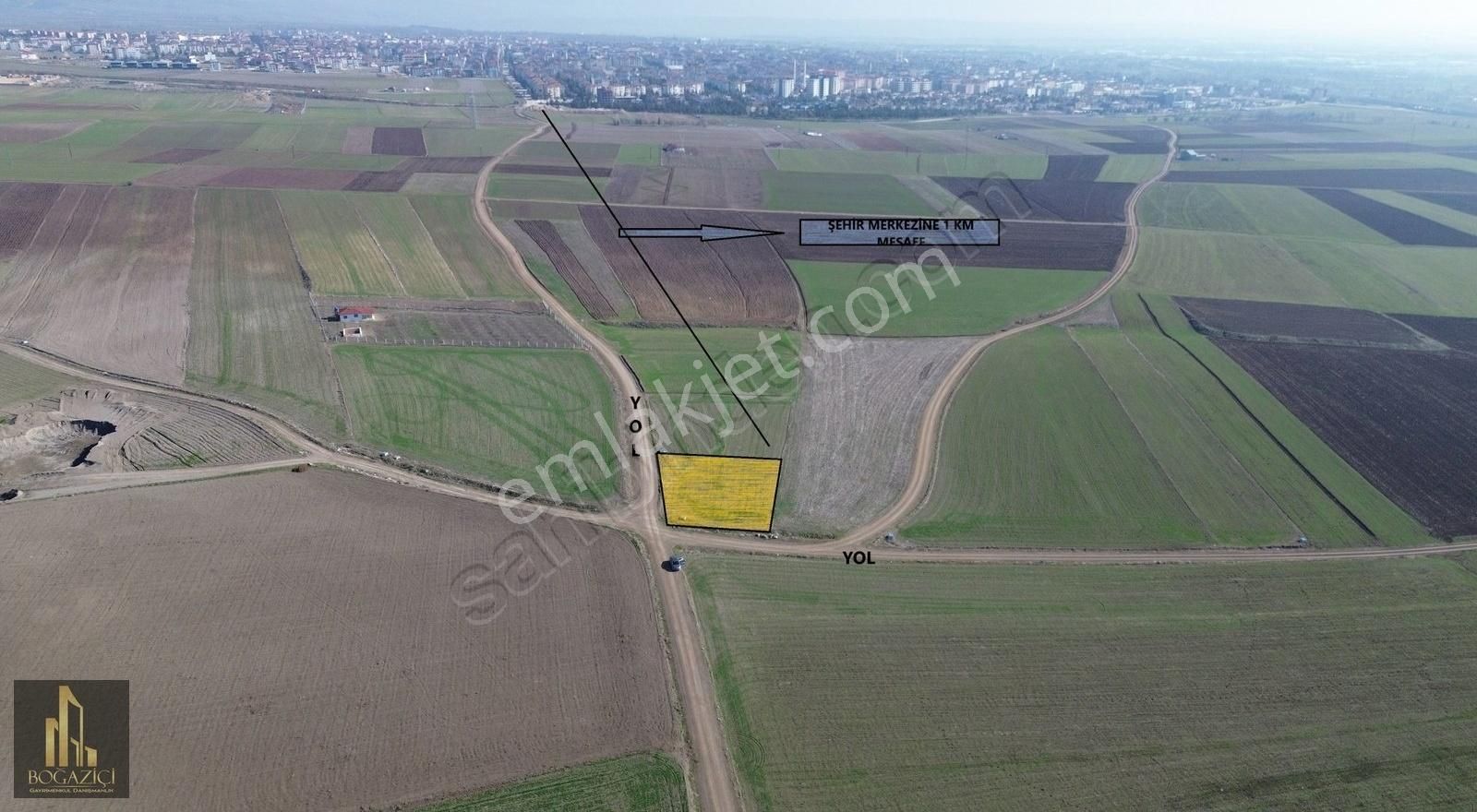 Bağ Bahçe Yapımı İçin 1400 M2 Tarla