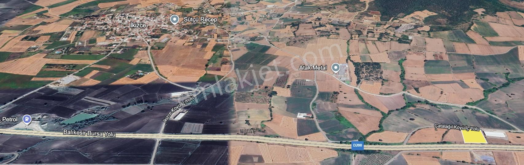 Karacabey İkizcede Bursa-izmir Yoluna Cephe Satılık Tarla - Görsel 7