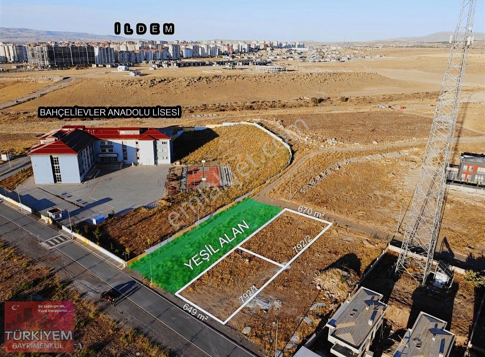 Mükemmel Konumlu - Köşe Parsel - Yeşil Alan Cepheli
