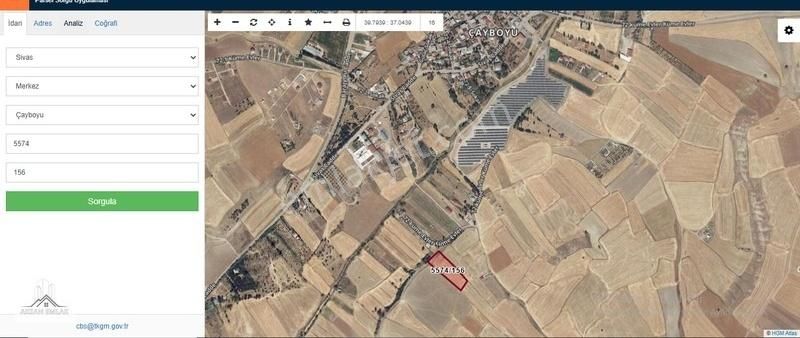 Aksan Emlak'tan Çayboyunda 1416m2 Güzel Konumda Satılık Tarla!