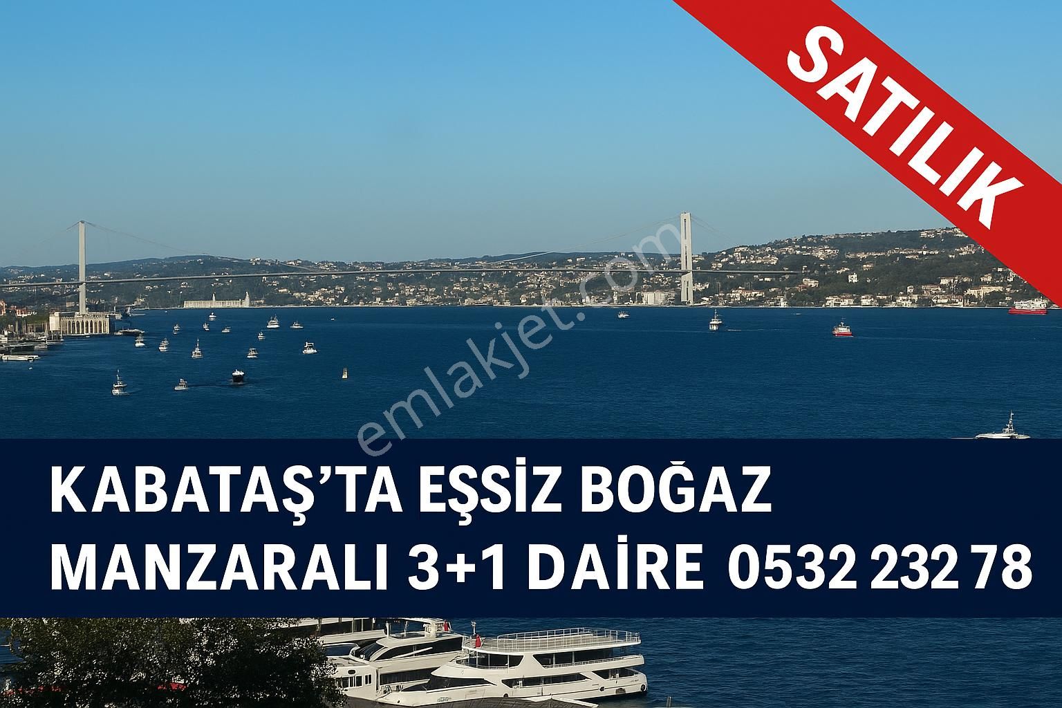 📍 Ömer Avni Mahallesi, İnebolu Sokak’ta Satılık Eşsiz Boğaz Manzaralı 3+1 Daire!