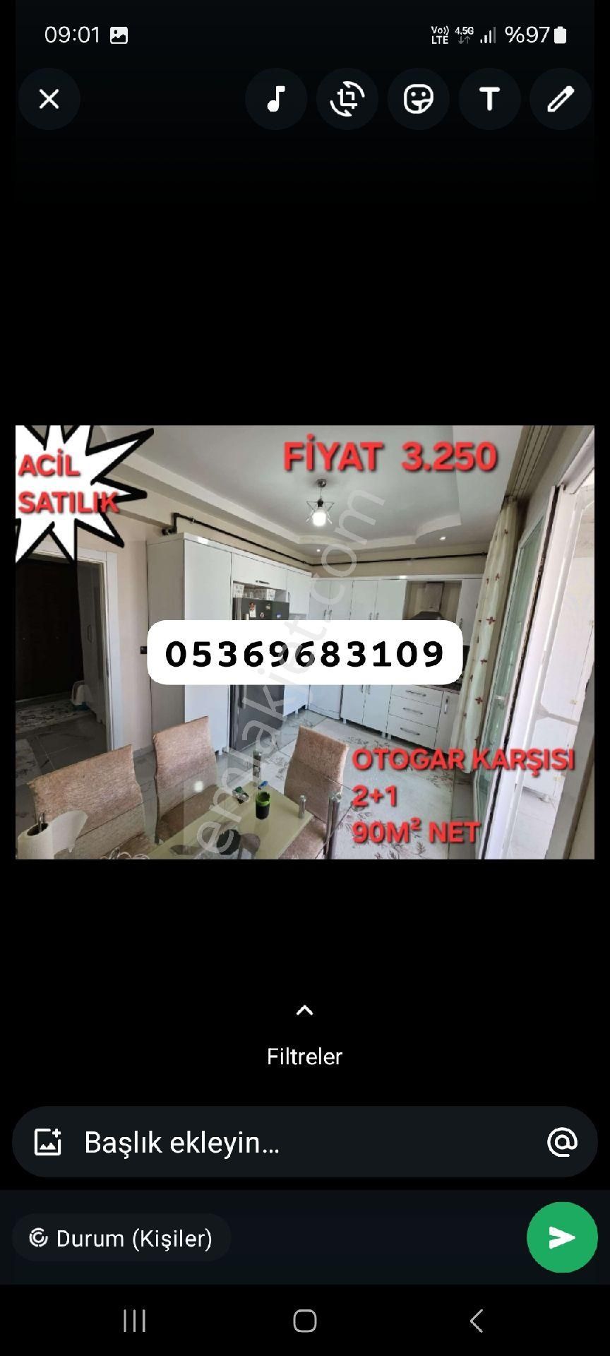 Hızlı 21 Emlaktan Bağcılarda Satlık Daire