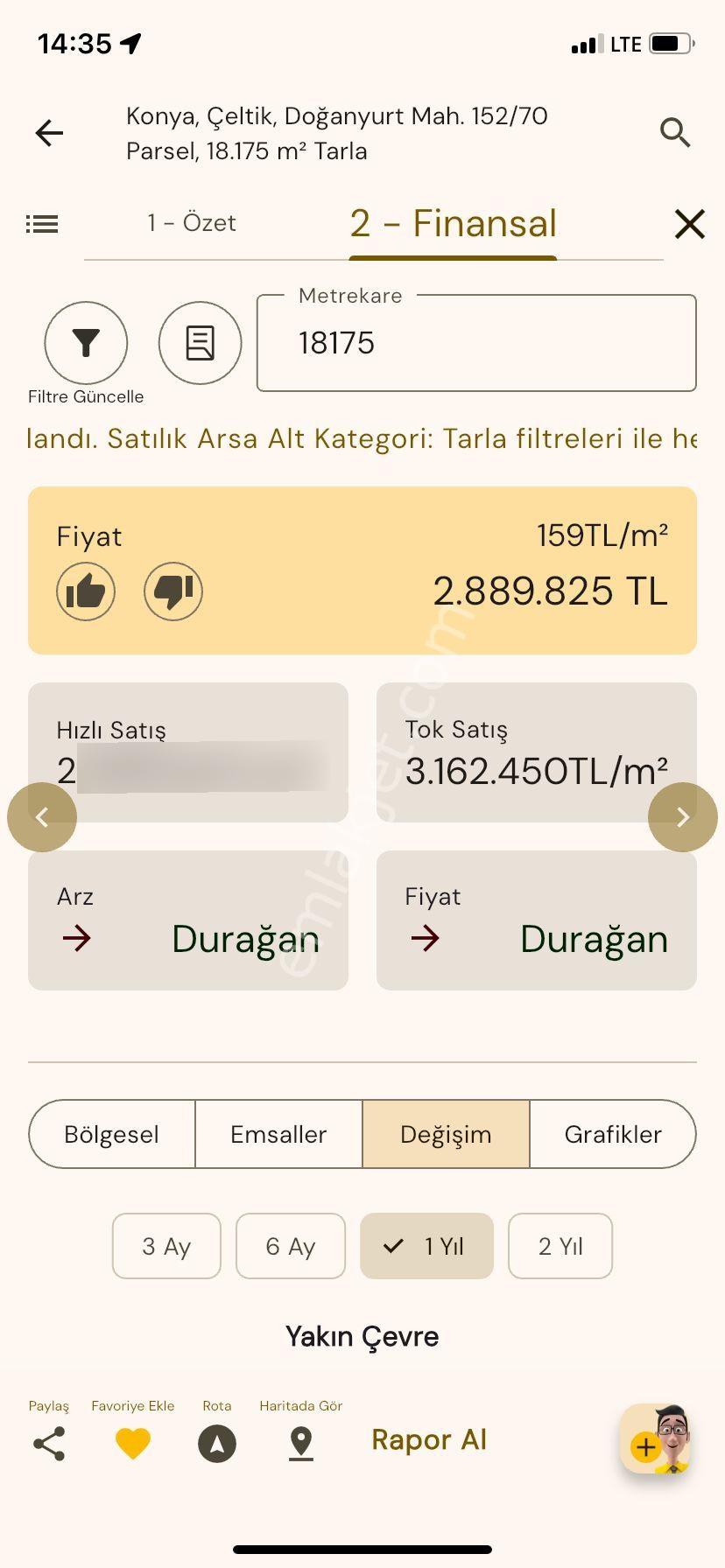 Konya Çeltik Doğanyurt Köyü 18.175 M² Mustakil Tek Tapu Tarla Sahibinden Ana Yol Kenarı Takaslı - Görsel 3