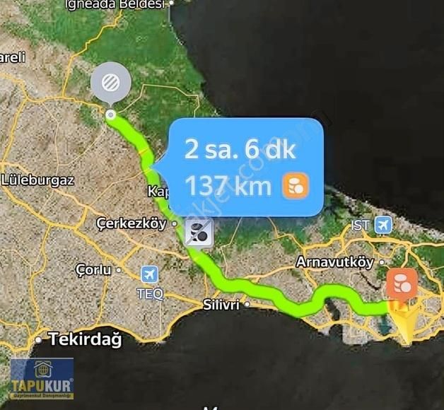 400 M2 Arsamız Kırklareli Vize Merkezde Satılık