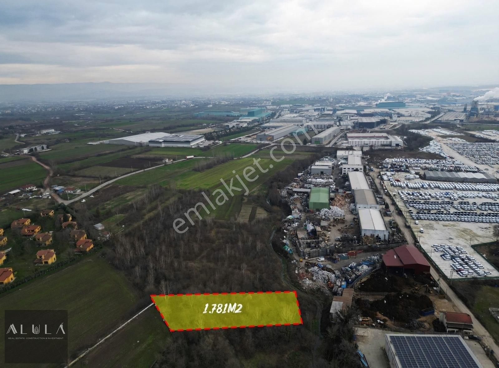 Kartepe Arslanbey'de Satılık 1781m2 Tarla