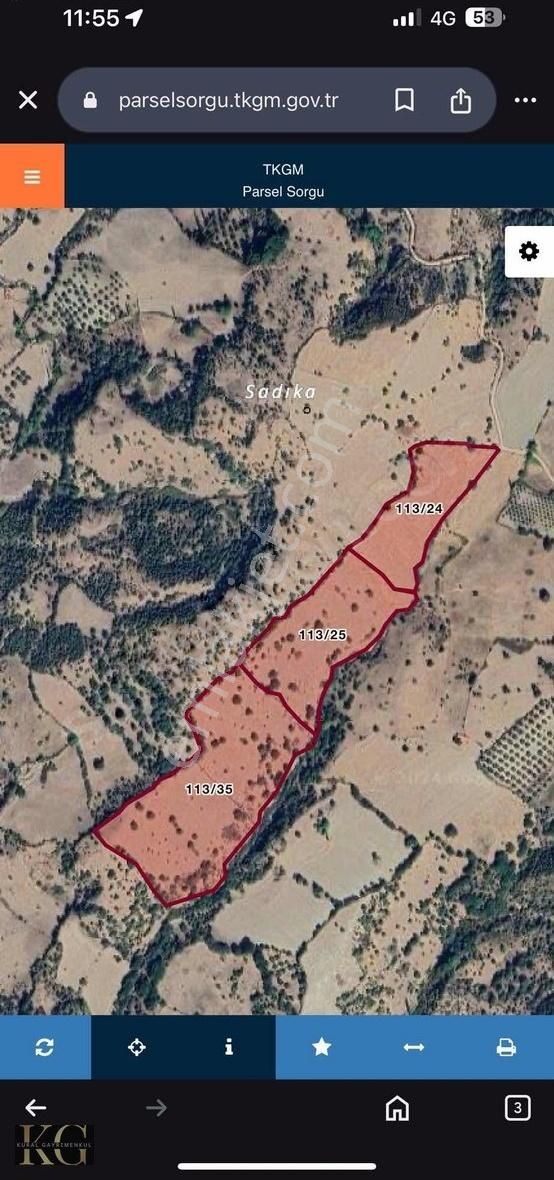Bergamada 96.000 M2 3 Tapu Satılık Arazi