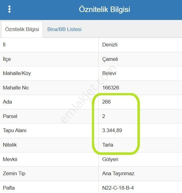 🦋lobby Fortis'ten Satılık Çameli Belevi'de 3344 M² Tarla🦋 - Görsel 9