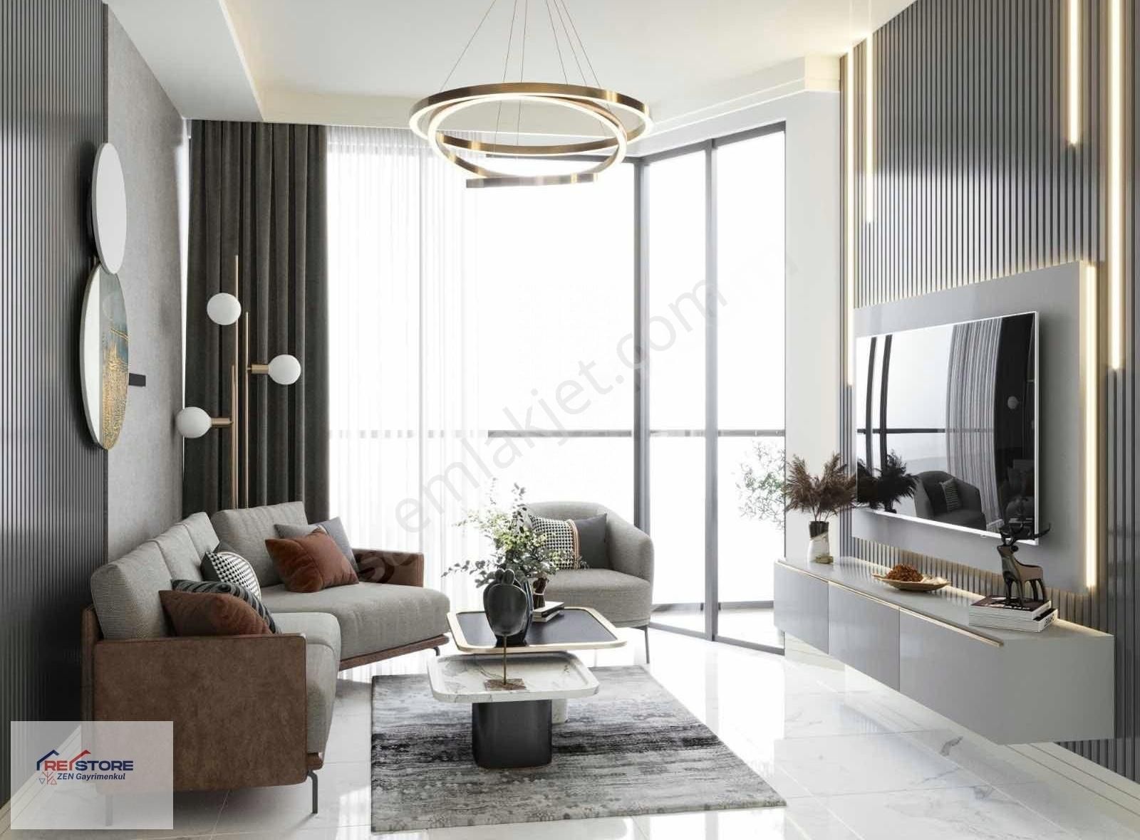 Tatil Köyü Konseptli Sandiego Rezidans 1+1 55m2