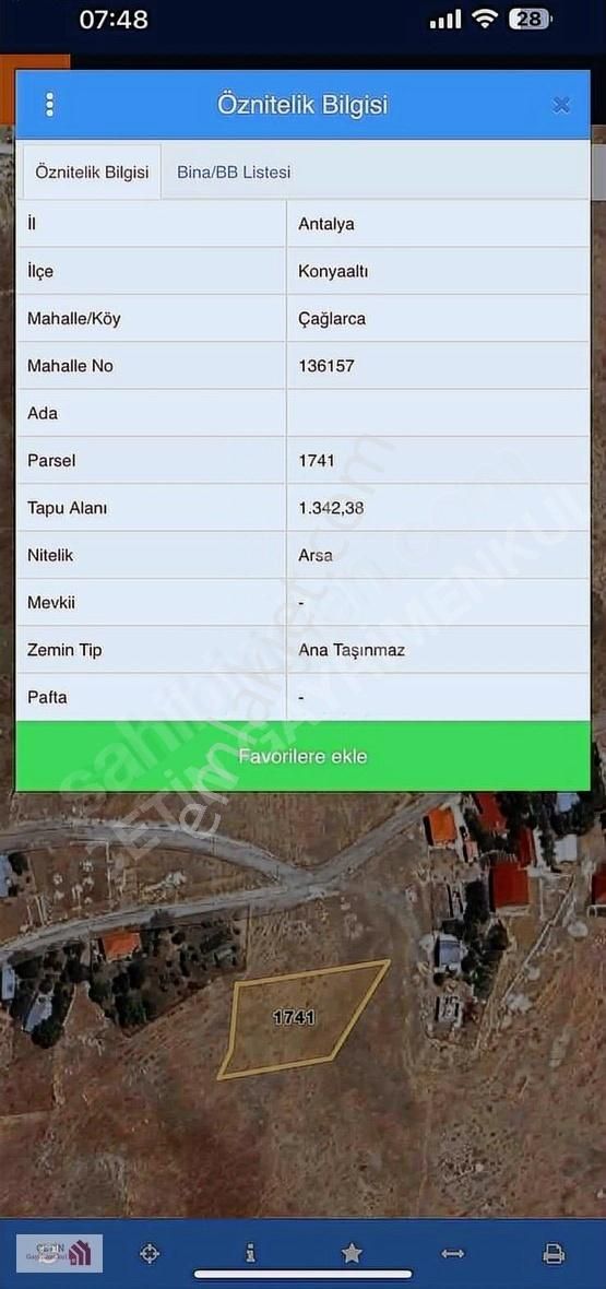Çağlarca Da Satılık Konut Arsası