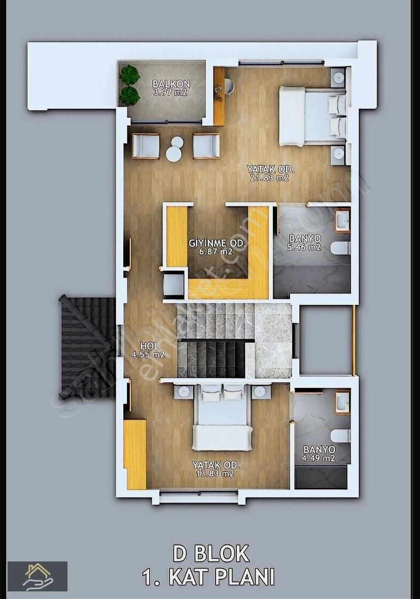 Karlık Gayrimenkulden Babataşı Mahallesinde Satılık Villa - Görsel 10