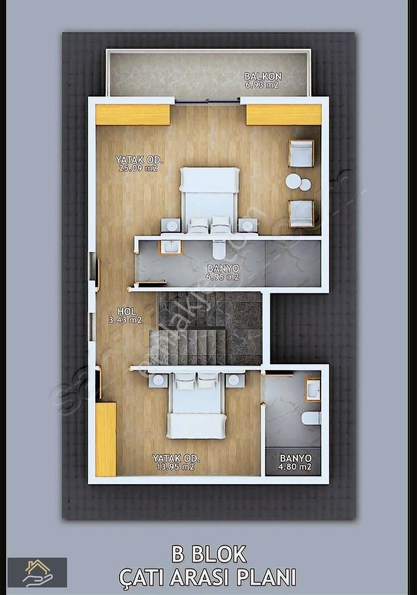 Karlık Gayrimenkulden Babataşı Mahallesinde Satılık Villa - Görsel 12