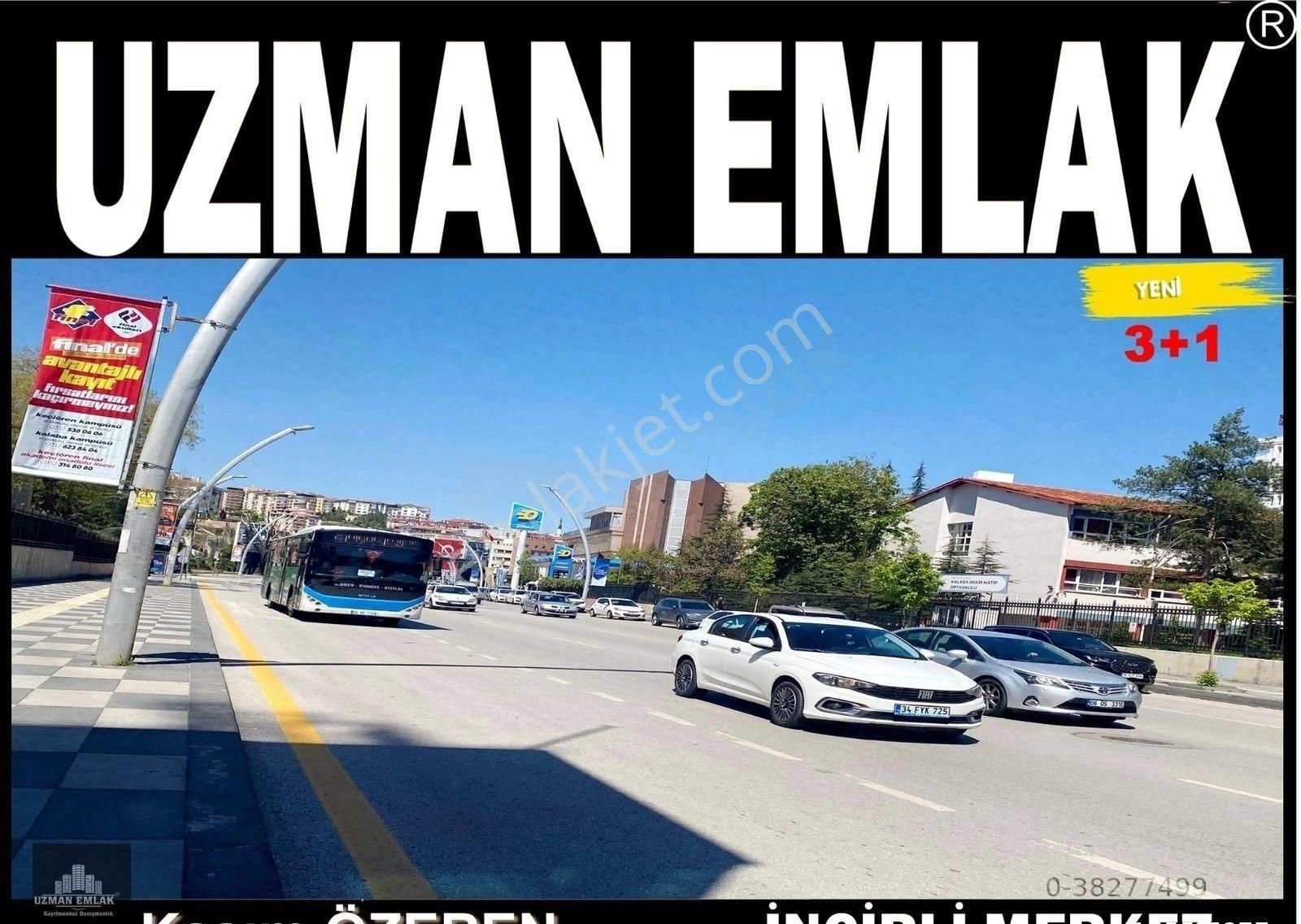 Uzman Emlak'dan Kalaba Mh.fatih Cd.üzerinde Keçiören Belediyesi Ve Metro Ya Yakını Isı Yalıtımlı 3+1