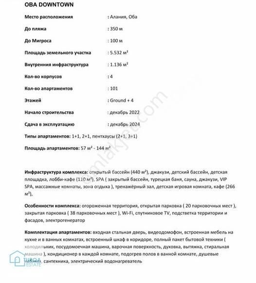 Alanya Oba Downtown Best Home Projesinde Satılık Daire - Görsel 16