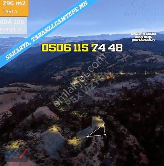 Taraklı Çamtepe'de Yola Cephe,296m2 Kaçırılmayacak Arazi!